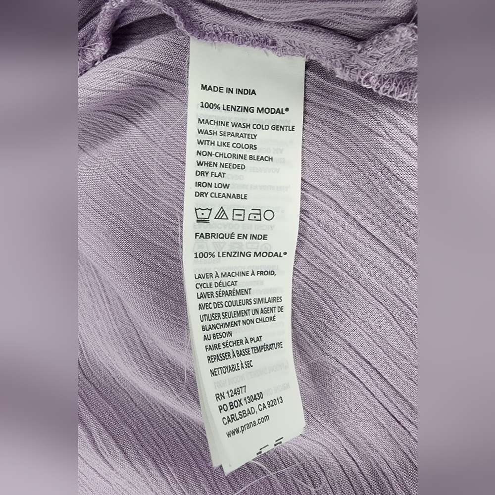 Prana Natassa Crinkled Tunic, Womens Small - Picture 8 of 9